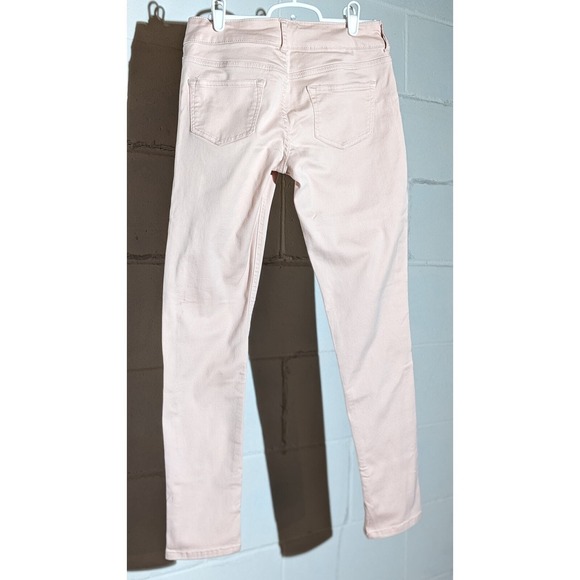Maurices Womens Pink Denim Colored Skinny Jeans Pants Cotton Blend Small Regular - Picture 2 of 3